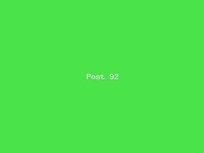 Post number 92
