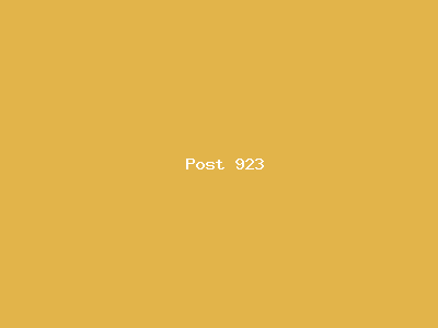 Post number 923