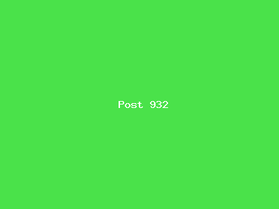 Post number 932