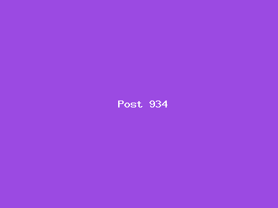 Post number 934
