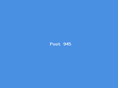 Post number 945