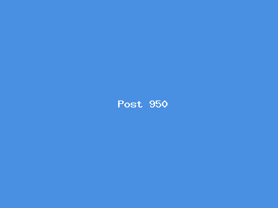 Post number 950
