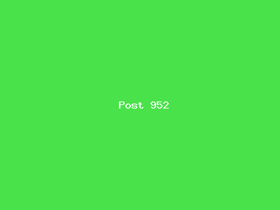 Post number 952