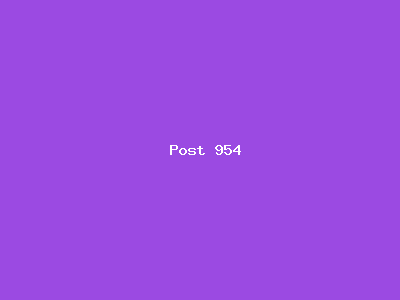 Post number 954