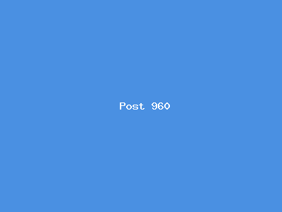 Post number 960