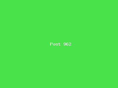 Post number 962