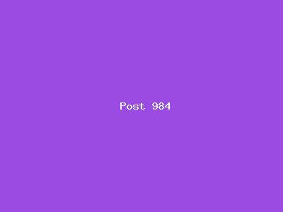 Post number 984