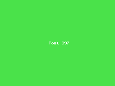 Post number 997
